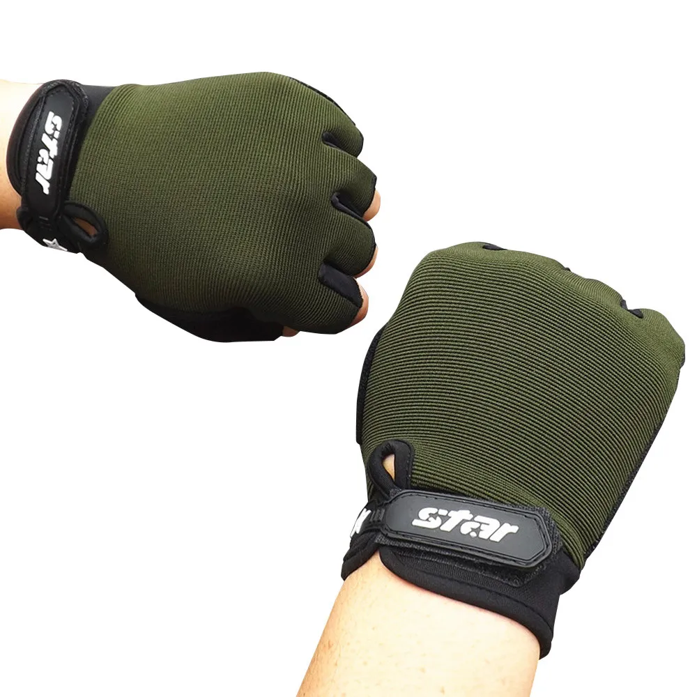 Камуфляжные мужские и женские перчатки на полпальца, дышащие спортивные перчатки, противоскользящие перчатки для велоспорта, спортзала, фитнеса, спорта, перчатки на полпальца