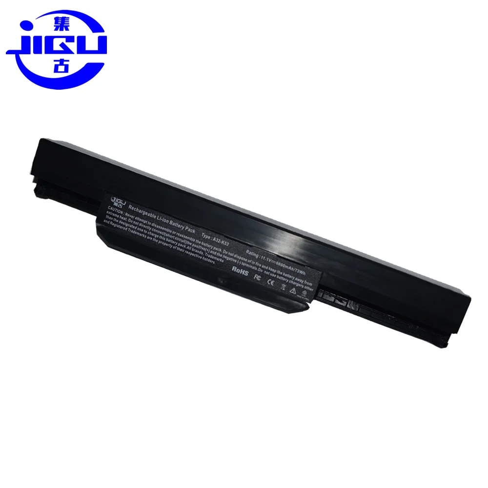 JIGU Black A31 K53 A32 A41 A42 Аккумулятор для ноутбука Asus X84 X54 X53 X44 X43 P53 P43 K43 A83 A54 A53 A43 Series|laptop