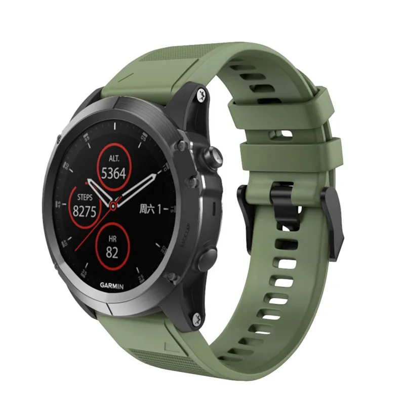

HIPERDEAL Smart Accessories 26MM Wrist Strap Quick Release Replacement Silicone Easy Fit Wirstband For Garmin Fenix 5X Plus