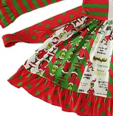Детская одежда г., новейший дизайн, модный комплект для девочек с длинными рукавами, милый Рождественский комплект с принтом для девочек