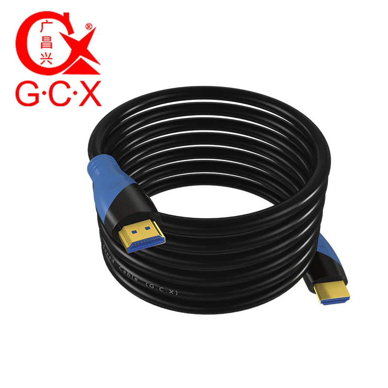 GCX Премиум HDMI к HDMI 4K кабель папа-папа цветной пластиковый литьевой компьютерный кабель HDMI 2,0 0,5 м 1 м 1,5 м 1,8 м 2 м 3 м 5 м