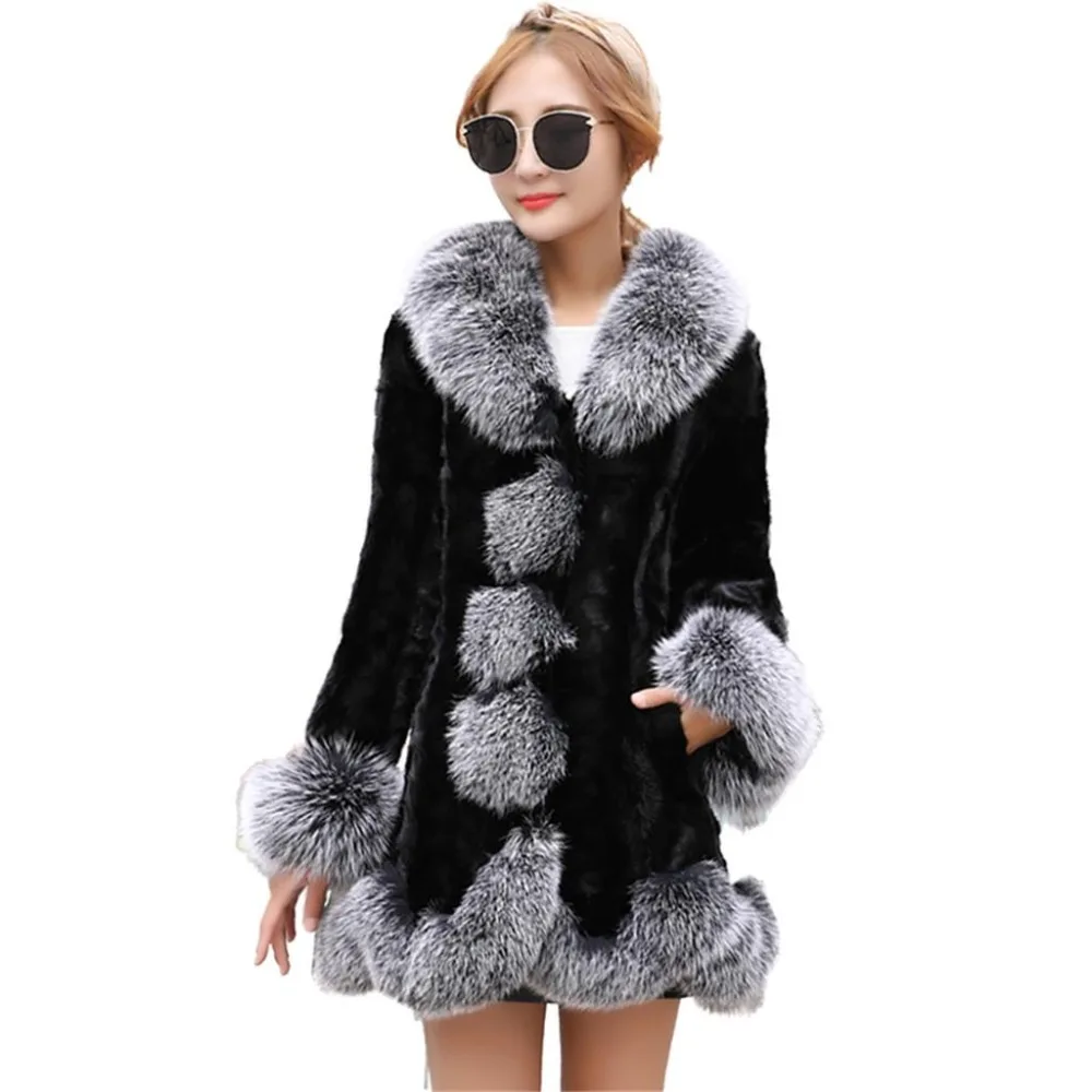 5xl 2019 Véritable Collar Réel V839 Chaud Hiver 100 Red Collar Manteau Naturelle Manteaux Fox Femmes De Nouveaux Col Fourrure Plus Vison Collar Taille sivel Femme black U7OWd