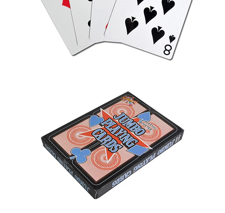 Бумага для пожилых покерные игровые большой покерные игровые карты активности покер Семья вечерние развлекательная игра
