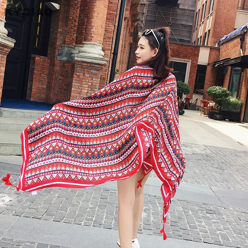 KYQIAO Original head scarf 2018 women winter scarf female autumn Spain