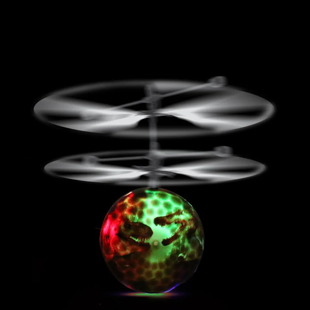 Красочный летающий шар вертолет RC летающий шар беспилотный шар-Вертолет Встроенный Блестящий светодиодный свет летающие игрушки для детей