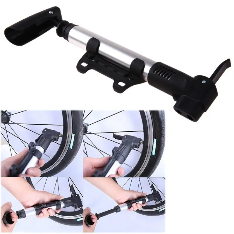 

Aluminum Alloy Mini Bicycle Pump Universal Schrader Presta F/V A/V MTB Road Bike Inflator High Pressure Portable Cycling Tool