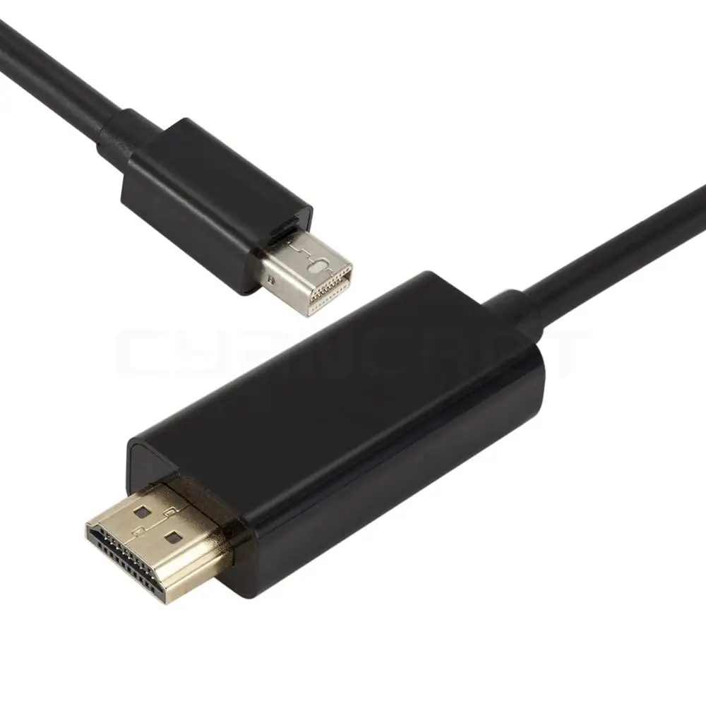 Video Cable Convert Mini Displayport DP to HDMI Port 1.8M HD Cable Male-Male Adapter Connector for Computer TV Monitor Projector Video Cable Convert Mini Displayport DP to HDMI Port 1.8M HD Cable Male-Male Adapter Connector for Computer TV Monitor Projector