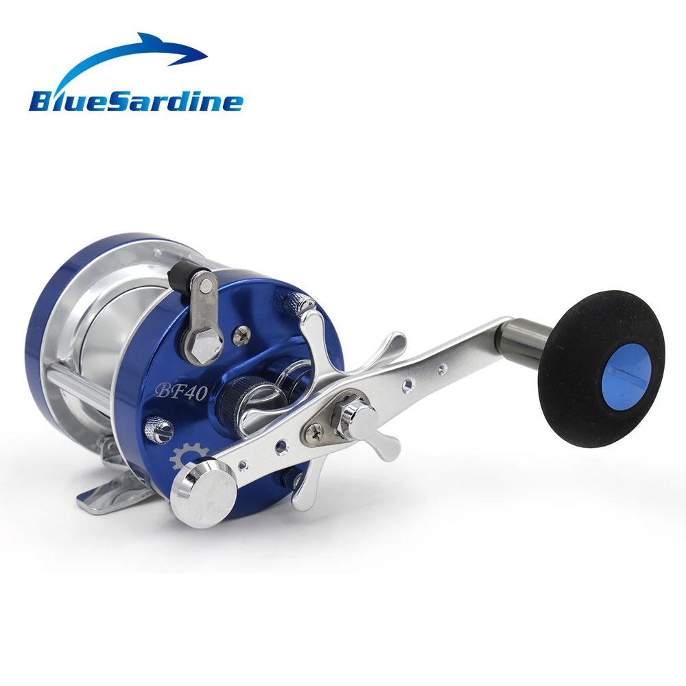 Carretéis da Carcaça de Isca de Pesca 6 + 1bb Direita Baitcasting Reel Barco Tambor Corrico Pesca Marítima Enfrentar 5.2: 1