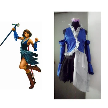 

2016 Final Fantasy FF Yuna Cosplay Costume - Custom made in Any size