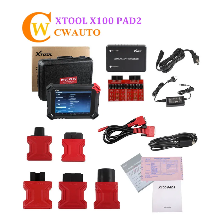 US $754.80 X100 PAD XTOOL PAD2 Tablet Key Programmer With EEPROM Adapter XTOOL PAD 2 Update Version X100 PAD Update Online