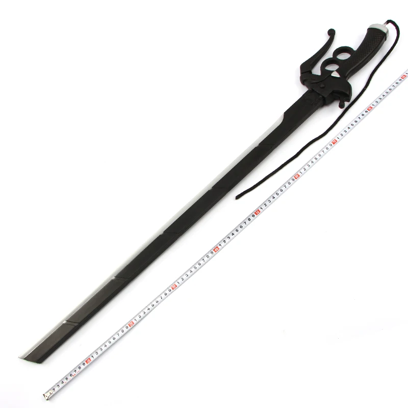 One sword(98CM) Аниме атака на Титанов Эрен Jaeger/Rivaille из ПУ меч косплей реквизит оружие мечи Хэллоуин декоративные без острых поставок - Цвет: One sword(98CM)