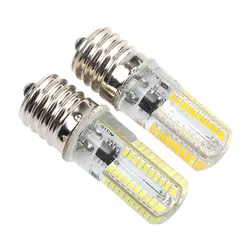 E17 7 Вт силикагель 80 3014 SMD LED затемнения Теплый чистый белый свет лампы 110 В/220 В 2 шт./лот Бесплатная доставка