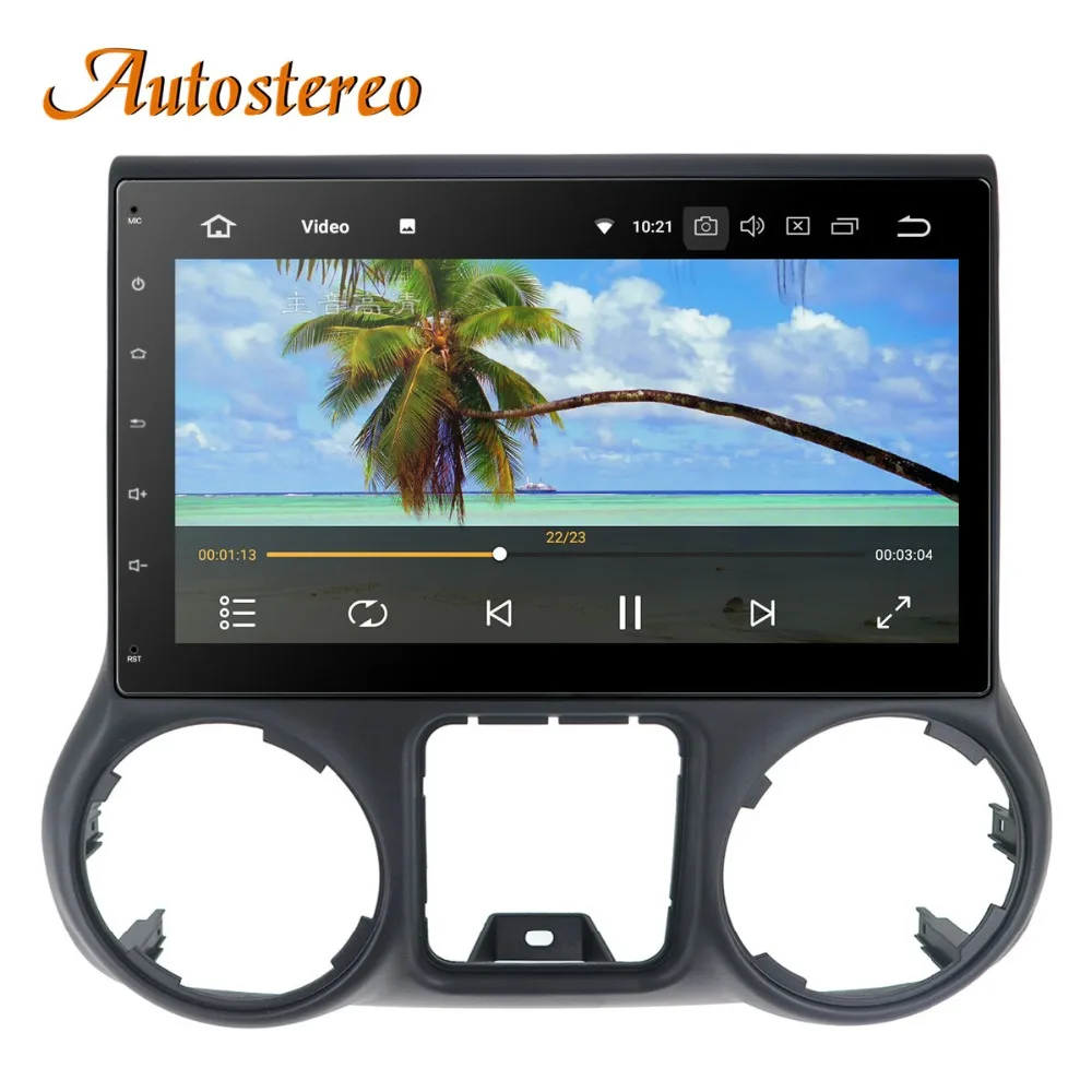 Clearance Android 8 Car DVD Player GPS navigation For Jeep grand wrangler 2011+ headunit multimedia player radio tape recorder head unit 3
