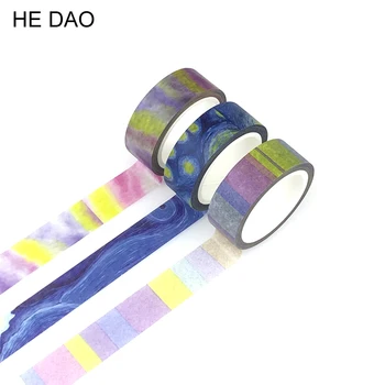 

Creative Starry Sky Japanese Decorative Adhesive Tape Masking Washi Tape DIY Scrapbooking School Office Supplies Stationery