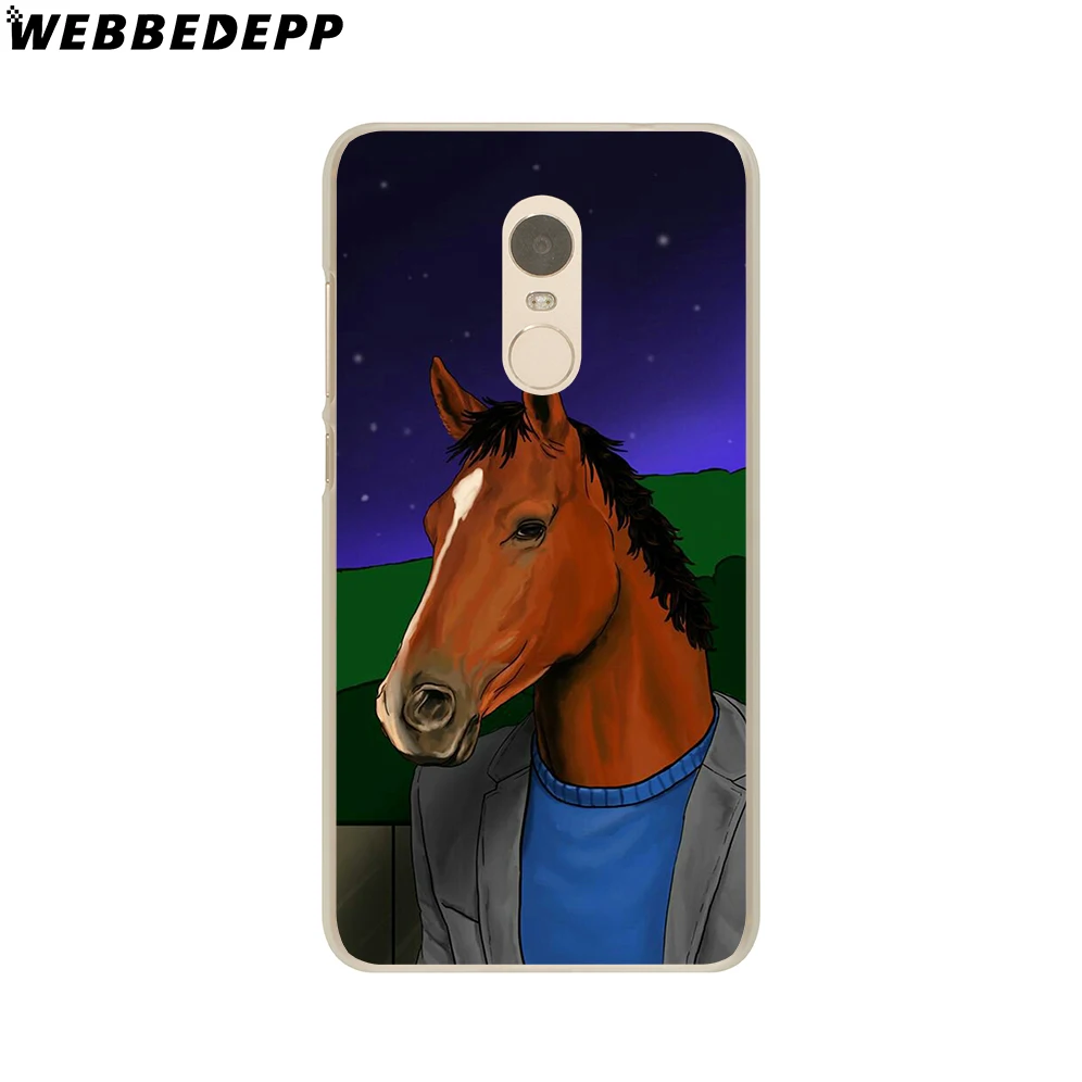 WEBBEDEPP Боджака чехол для телефона для Xiaomi Redmi 4X 4A 5A 5 6plus Pro 6A S2 7 Note 5, 6, 7, 8 Pro 4X Go крышка