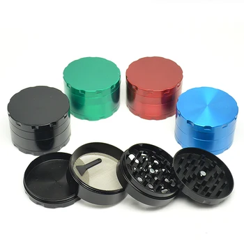 

12pcs/lot wholesale Grinder Tobacco Smoking Cigarette Crusher Spice Muller Pipe and cigarette Accessories Herb Grinder for men
