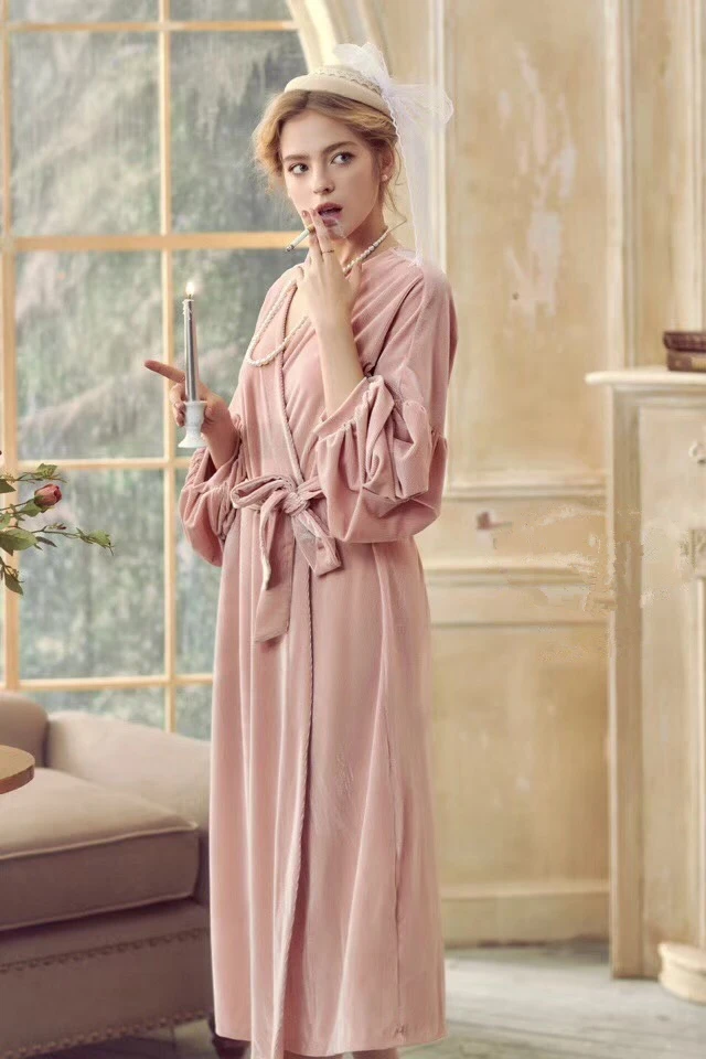 long gown and robe