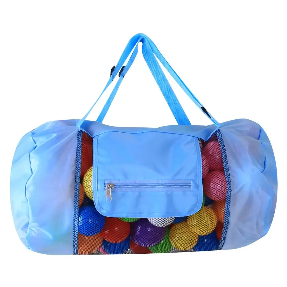 Детская пляжная наплечная сумка-портфель, Пляжная сетчатая хозяйственная сумка, органайзер для игрушек, пляжная сумка, пляжная сумка, складная сумочка для хранения