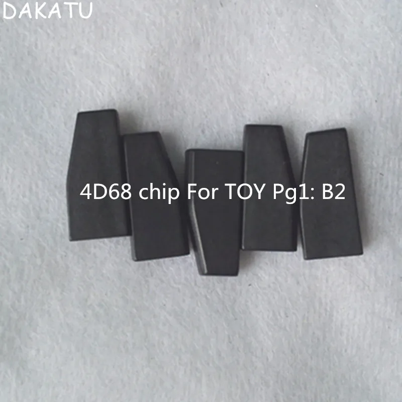 DAKATU Pg1: D2 TP34 P1 = B2 40 битов TP30 ID: 4D68 Автомобильный ключ-чип для TOYOTA США CAMRY COROLLA керамики 4D68 авто транспондер чип - Количество кнопок: B2