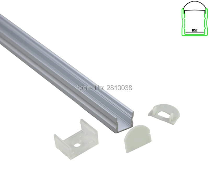 Perfil de Alumínio Graus para Luzes de Parede Led e Linear Canal com Lente de 30 Conjuntos Lote Casa Design Led Embutidas 100x1 m - 1 Cheap Luzes LED p bar