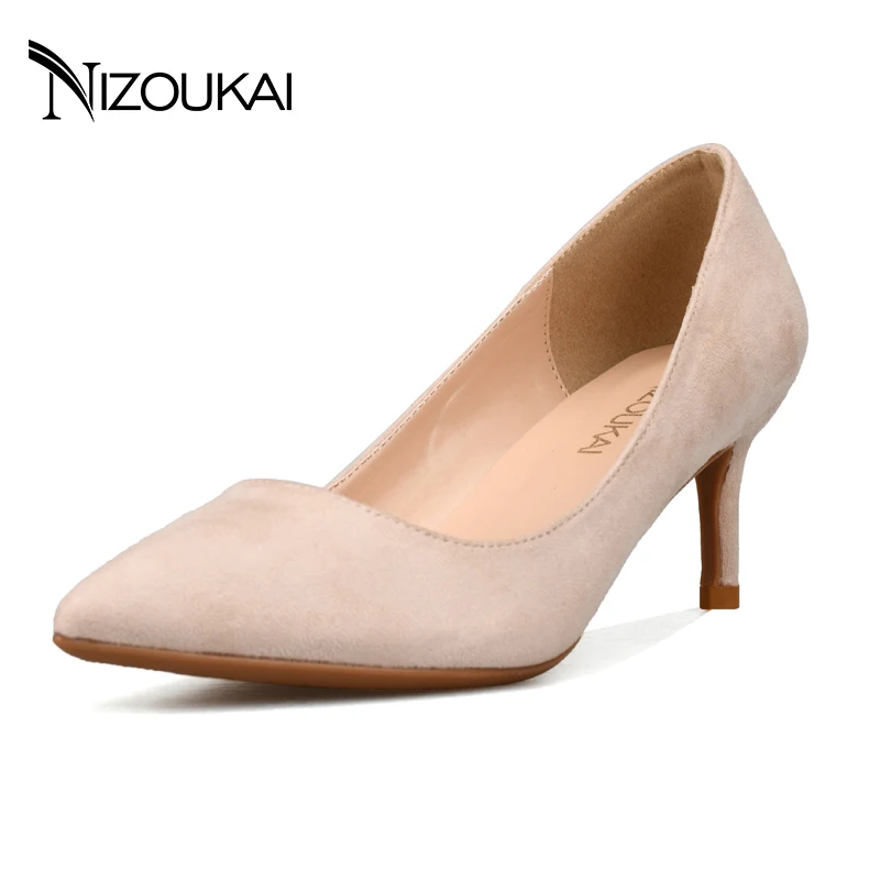 

2017 New Autumn Women Shoes High Heels Pointed Toe Sexy Women Pumps party Wedding shoes For Women Big size 35-44 d01-r6