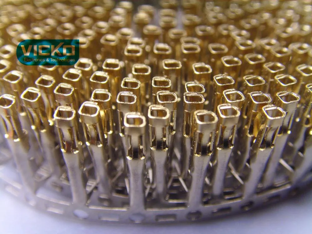 [VK]500 шт. гнездовой контакт Dupont разъем позолоченный 2 54 мм|connectors gold|connectors dupontconnector