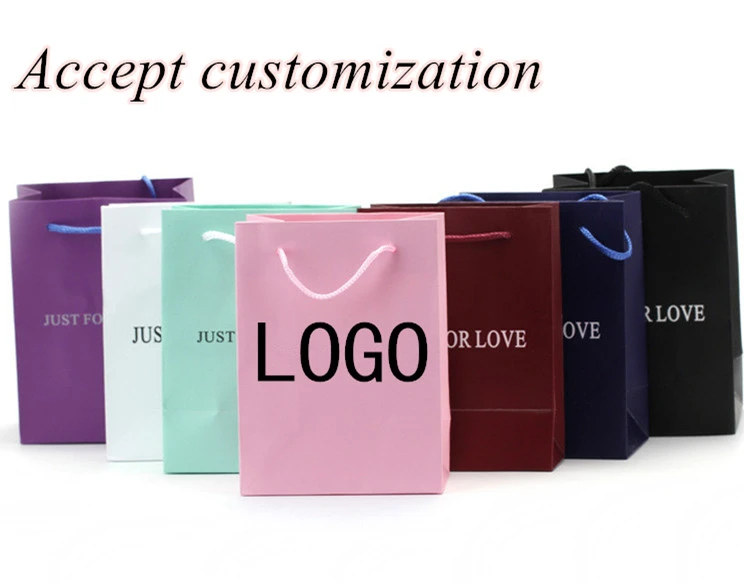 Comercio al por mayor 50 unids/lote impresión personalizada logotipo de la empresa de promoción vertical de bolsas/bolsos de de joyas para anuncios|bag lot|clothes lotbag for - AliExpress