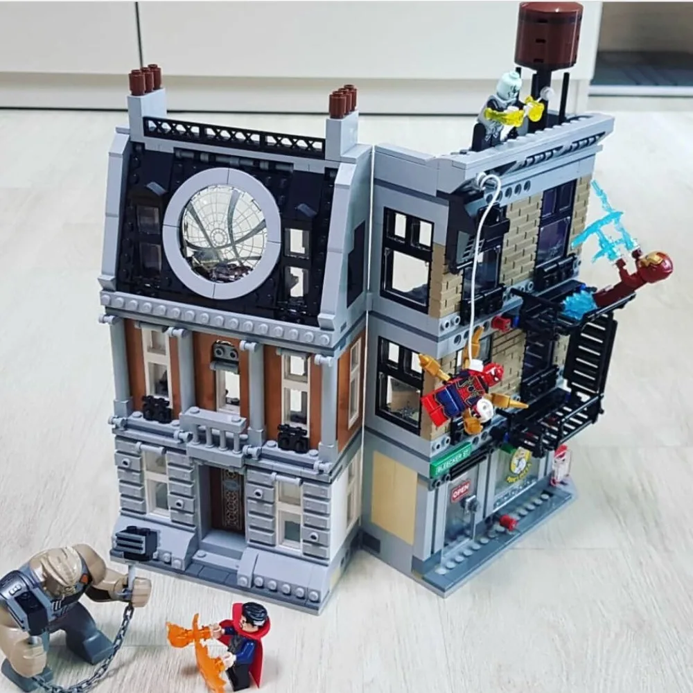 

07107 Avengers Marvel DC Super Hero Sanctum Sanctorum Showdown Building Blocks Bricks Toys Compatible Legoings Thanos