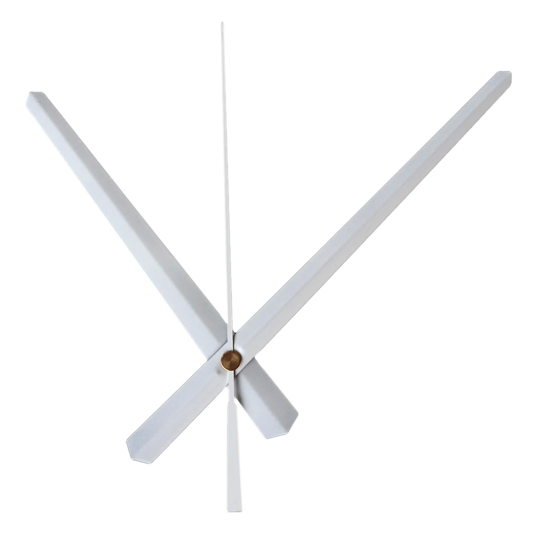 5 наборов DIY настенные часы Аксессуары Металлическая указка секундная стрелка минутная стрелка часы набор иглы часы домашний декор-белый