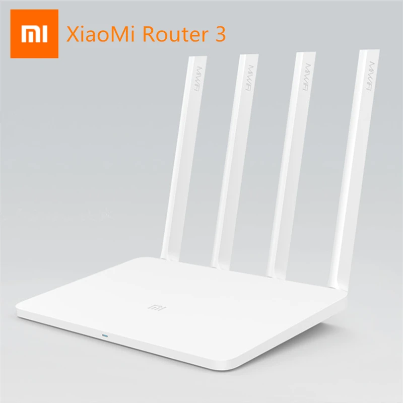 Original Xiaomi Router 3 High Speed 1167Mbps Dual Band 2.4G+5G Wireless Repeater 128MB DDR2 RAM 4 Antennas APP Control US Plug