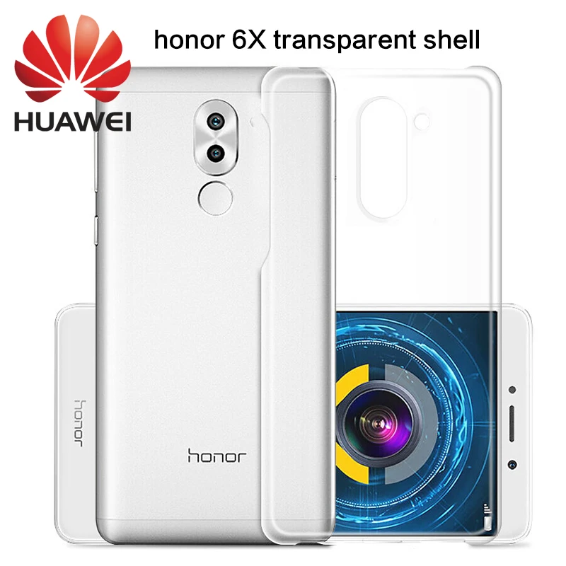 

HUAWEI Honor 6X case Huawei GR5 2017 Case PC Hard Back Transparent Clear HD Honor 6X Case Back Cover Ultra Thin Phone Case