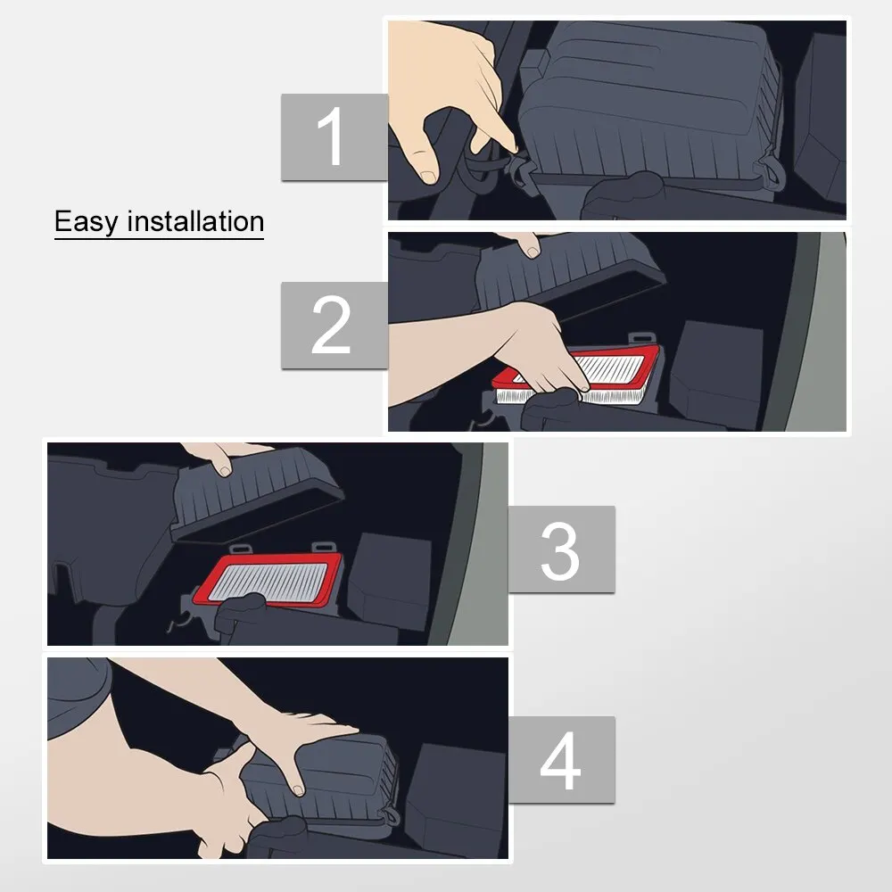 Fine-quality Cabin Air Filter Replacement Clean Living Basic Dust Filter Activated Carbon for Toyota Camry 2.4 87139-33010