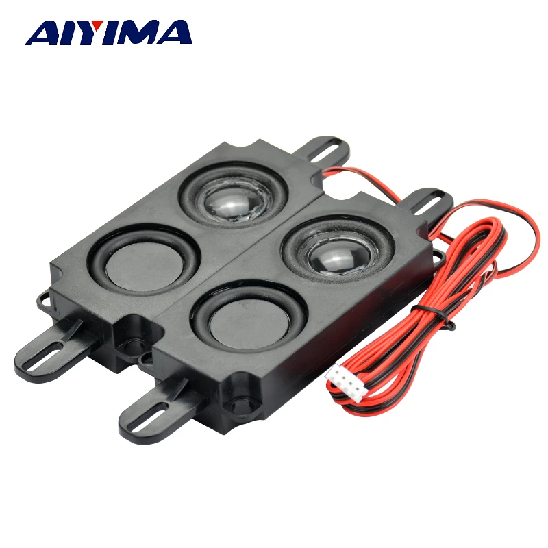 AIYIMA 2 шт. аудио портативный динамик s 10045 Box двойной с диафрагмой 8 Ом 5 Вт DIY Мини ТВ