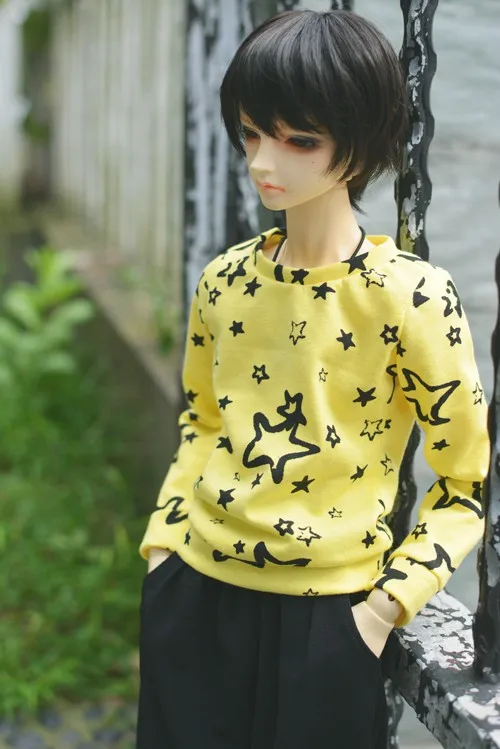 1/3 1/4 масштаб BJD одежда футболка кукла аксессуары для BJD/SD. В комплект не входят кукла, обувь и другие аксессуары NO0526 - Цвет: A without hat