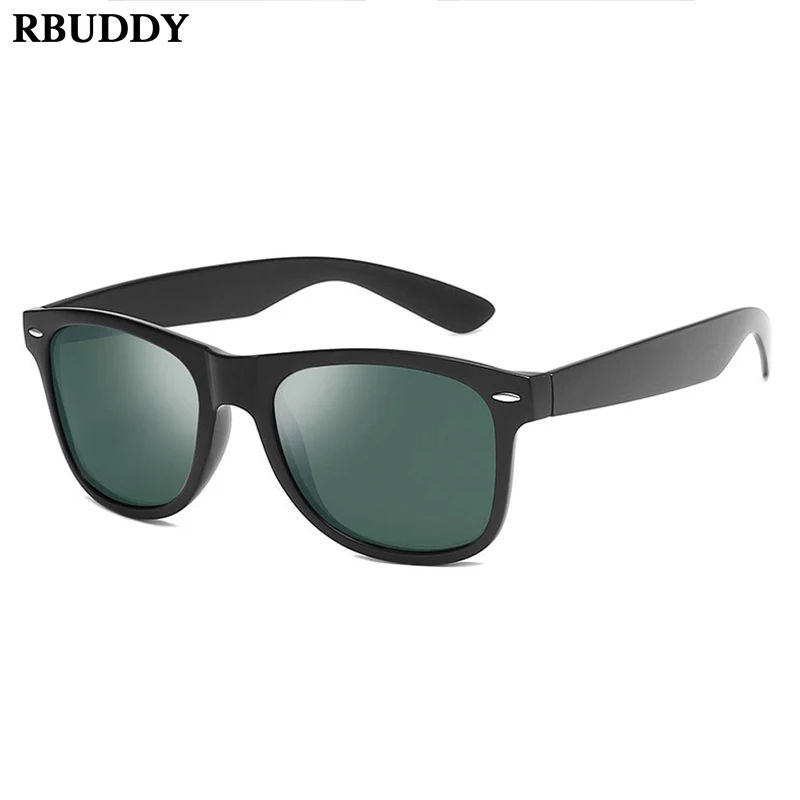 RBUDDY 2019 квадратные солнцезащитные очки мужские поляризованные фирменный дизайн