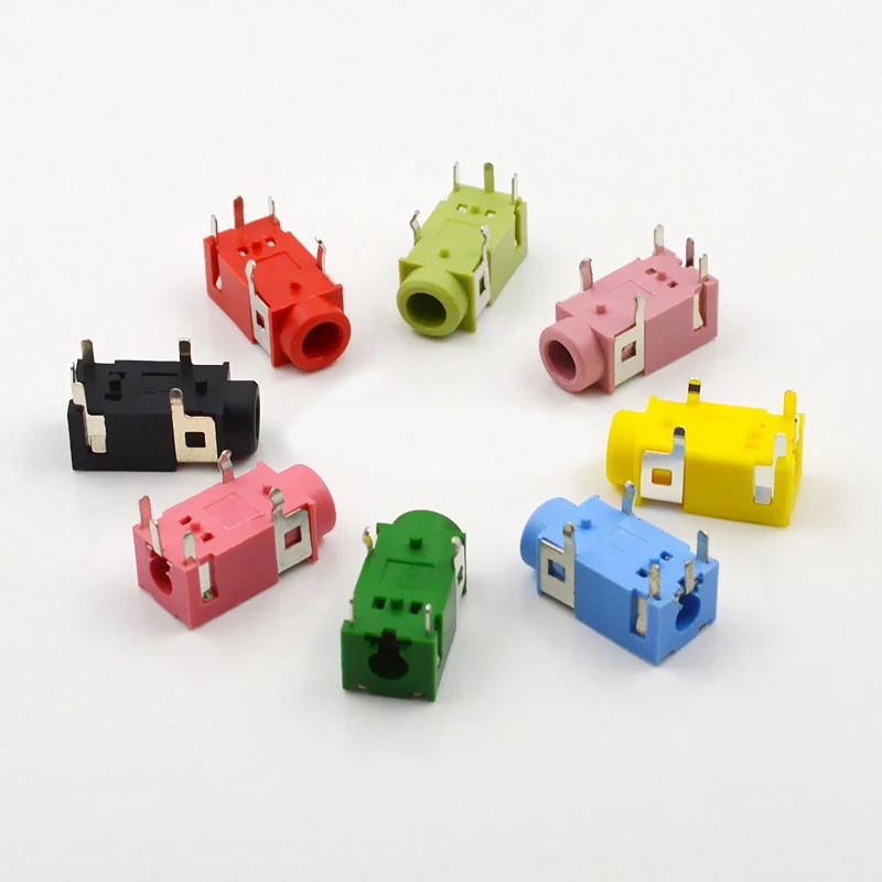 100pcs 3 5mm Jack Headphone Connector 5 feet Plug 3 5 Headset Jack Audio Adapter PJ 322