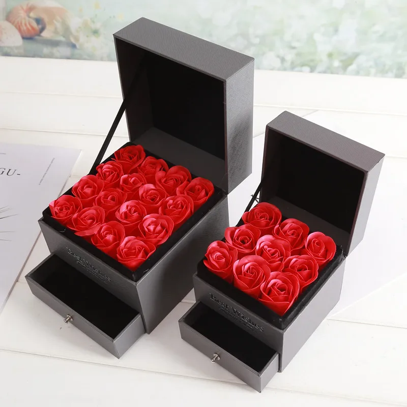 rose gift box artificial flowers  (19)