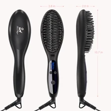 SwanMyst Hair Straightening Brush Ceramic Beard Straightener Brush Iron with Heat Resistant Glove and Auto Lock SwanMyst Hair Straightening Brush Ceramic Beard Straightener Brush Iron with Heat Resistant Glove and Auto Lock