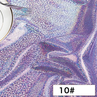 10-150cm Meetee 100/200 см 150 см Лазерная цветная бронзовая блестящая сетчатая ткань фон Сделай Сам сценическая одежда сумки вечерние Декор швейный материал - Цвет: 10-150cm