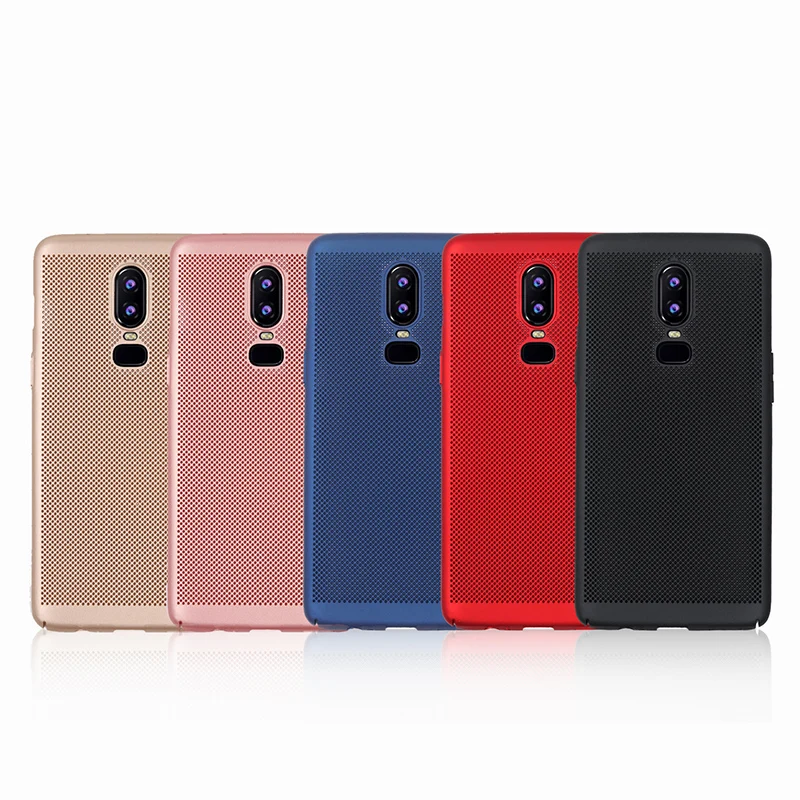 SemgCeKen излучающий чехол для oneplus 5 5t 6 6t one plus 1 + дышащий сетчатый телефона жесткий