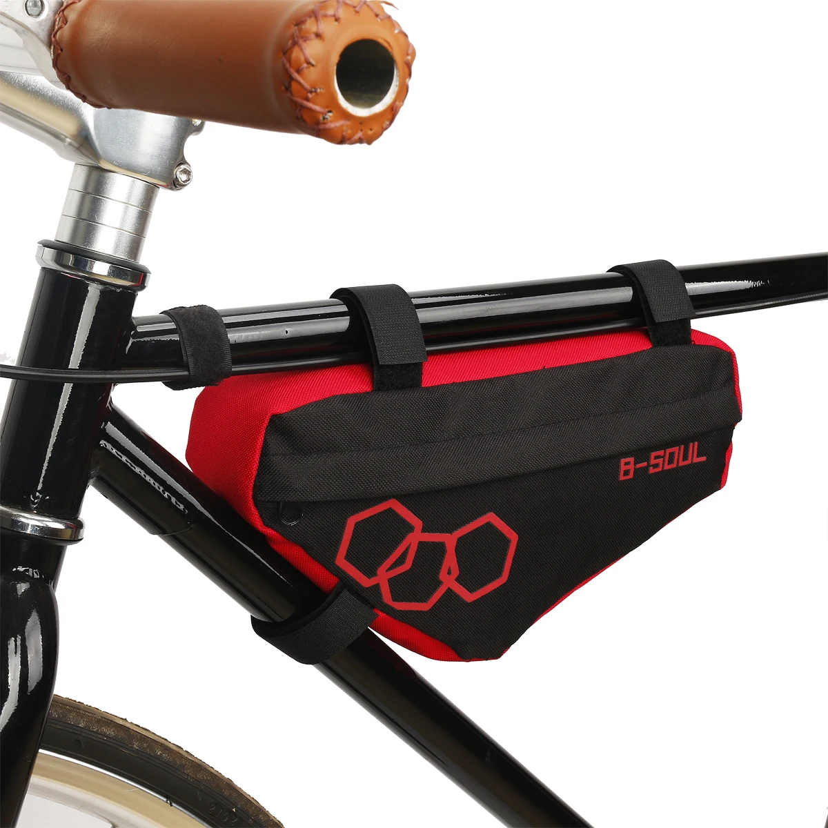 B-SOULWaterproof Cycling Bicycle Bags MTB Road Bike Frame Front Triangle Bike Tube Bags Rainproof Bicycle Repair Tool Pannier