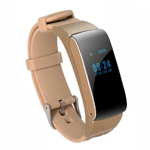 Los negocios y el Deporte Reloj Pulsera Inteligente Bluetooth Caliente DF22 HiFi Auriculares de Sonido Digital de Calorías Podómetro de Pulsera Para IOS Android