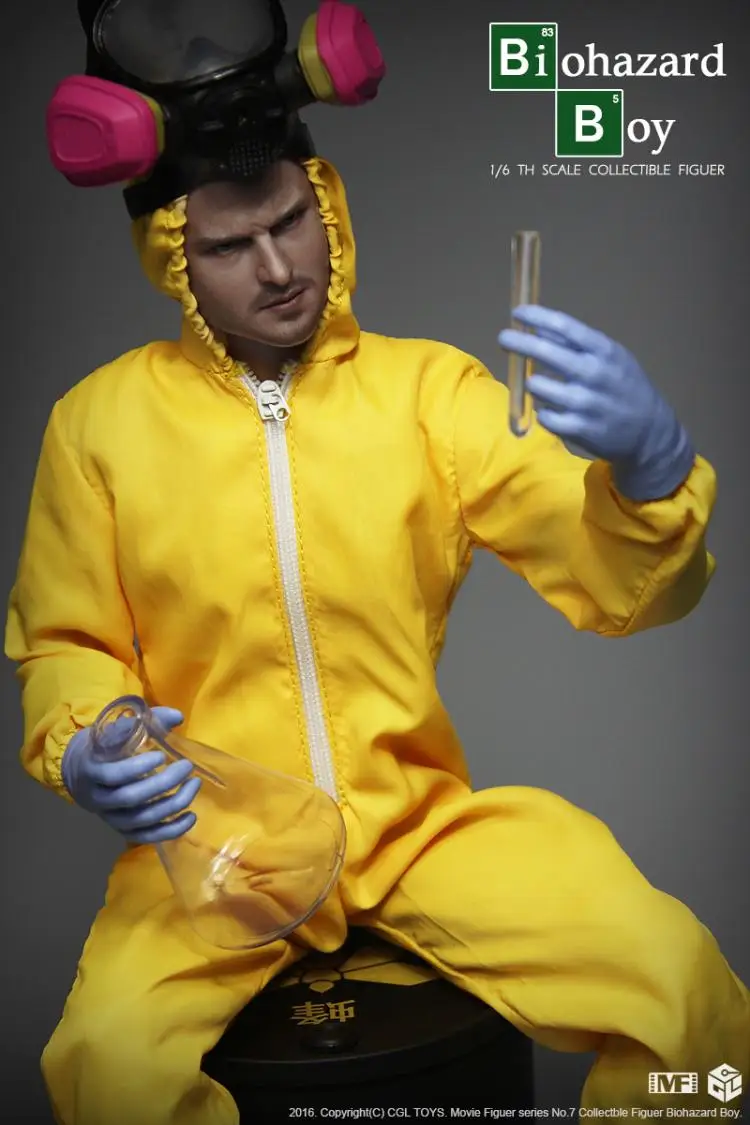 

CGLTOYS MF07 Breaking Bad Jessie Pinkman Chemical Laboratory Collection Action Figure for Fans Hobby and Gift