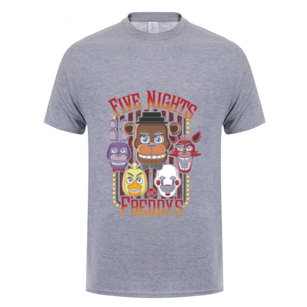 Funny Design spiderman Men clothing Five Nights At Freddys FNaF Boys t shirt cartoon fireman ROBLOX STARDUST boys T-shirt