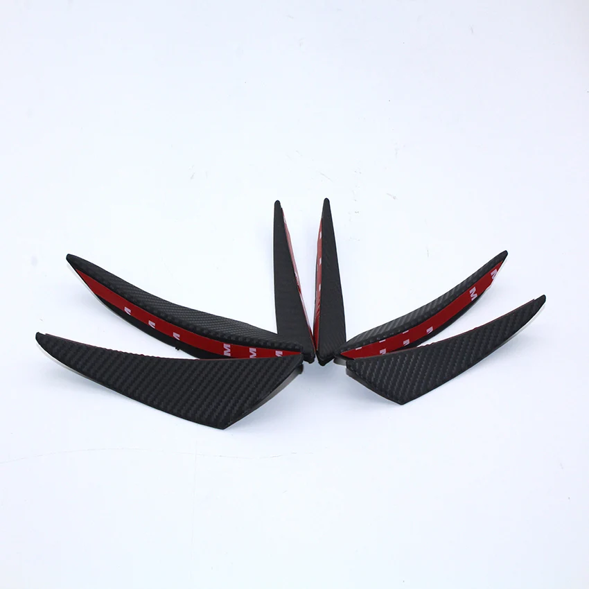 Litanglee For Ferrari F40 Six pieces Car bumper air knife Automobile Spoiler Canards decoration Sticker Trim Avoid collisions