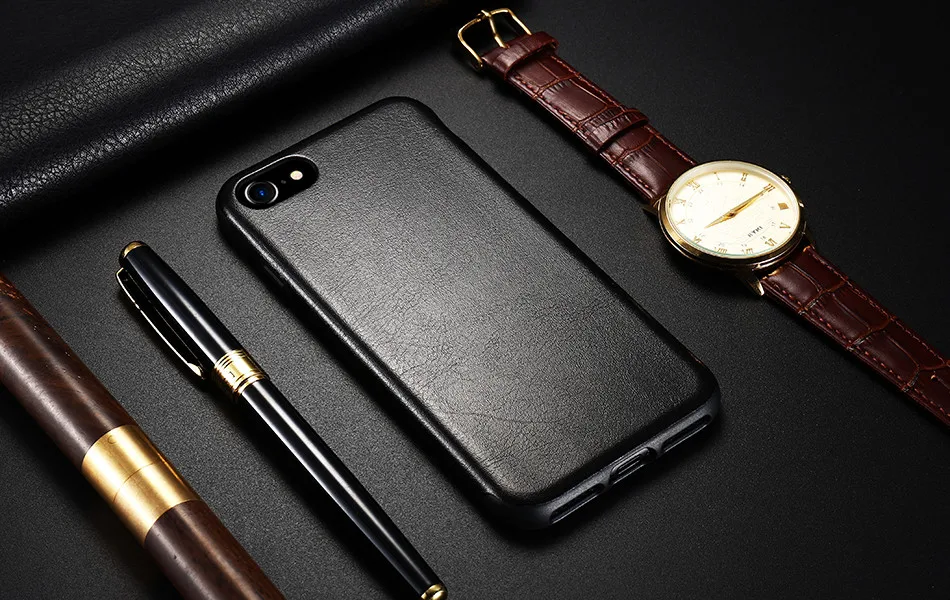 FLOVEME Deluxe PU Leather Case For iPhone 6 6S 7 7 Plus Cover Crazy Horse Pattern Smooth Touch Ultra Thin Cover For iPhone 6 7 (11)
