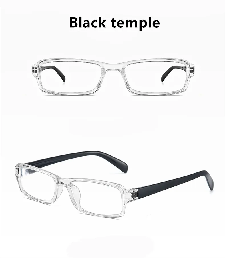 Готовой близорукость очки прозрачный белый Пластик рамки диоптрий Nearsight очки-3-3,5-4,0-4,5-5,0-5,5-6,0