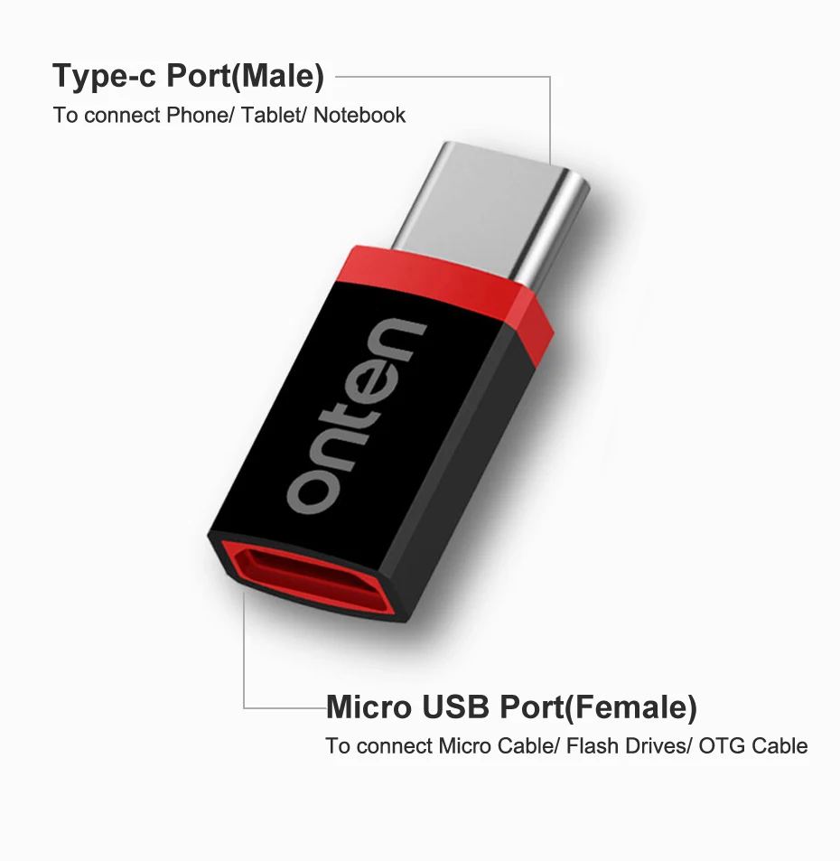 Type C to Micro USB Connector Adapter Type C Micro USB Converter 2
