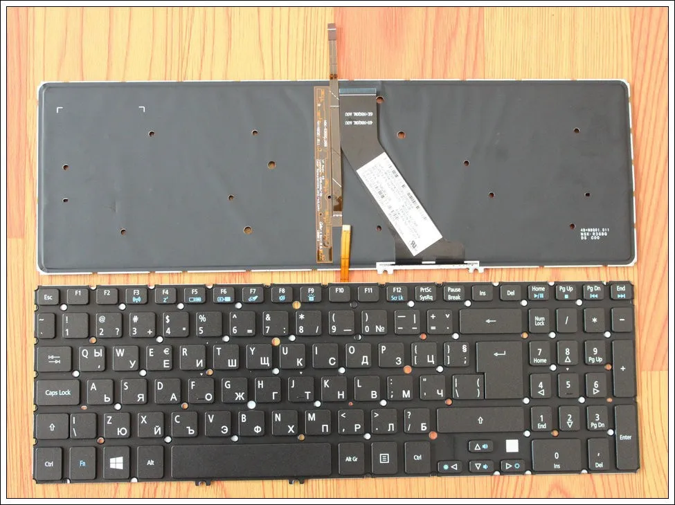 Болгарский Клавиатура для ноутбука acer Aspire VN7-571 VN7-571G VN7-591G V5-552 V5-552G V5-552P V5-552PG Подсветка BG