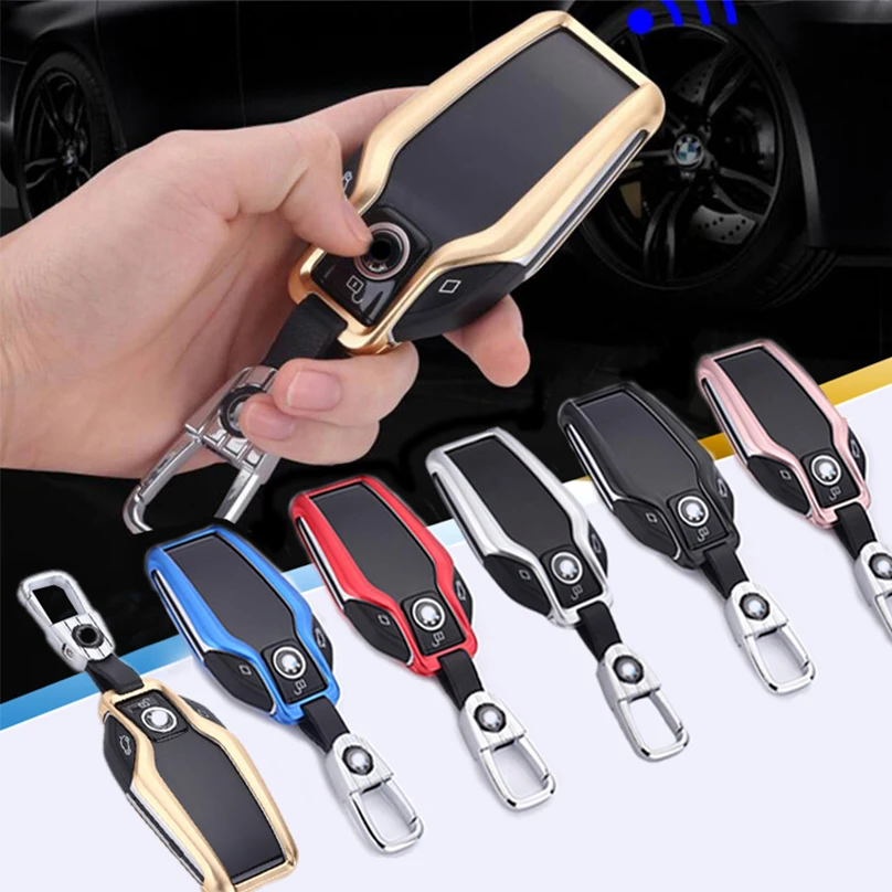 

1Pcs Chrome Alloy Key Cover Case Shell For BMW 7 Series I12 G12 G11 G20 G30